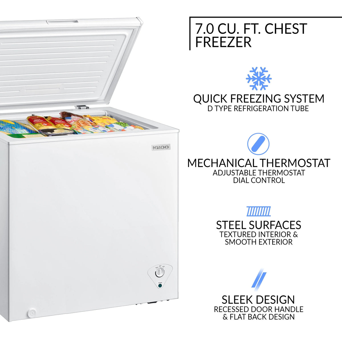 7.0 Cu. Ft. Chest Freezer K45490