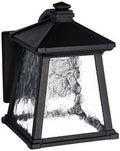 1-Light Black Wall Lantern Y665