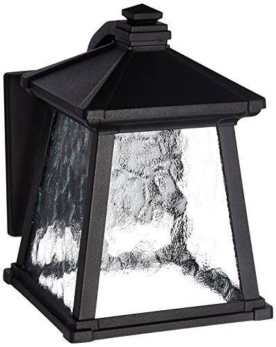 1-Light Black Wall Lantern Y665