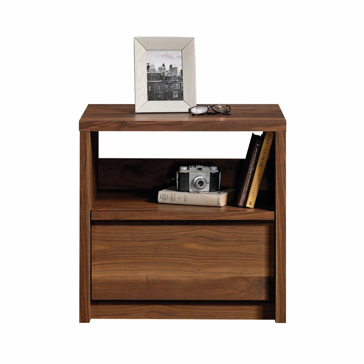 Grand Walnut Nightstand V481