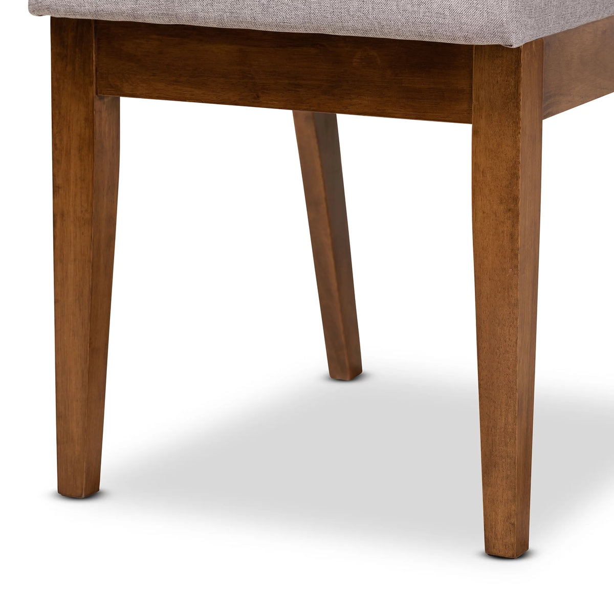 Set of 2 Grey and Walnut Brown Dining Chair P52625