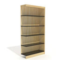 36x22 W 5 Shelves Natural Maple Bookcase N9230