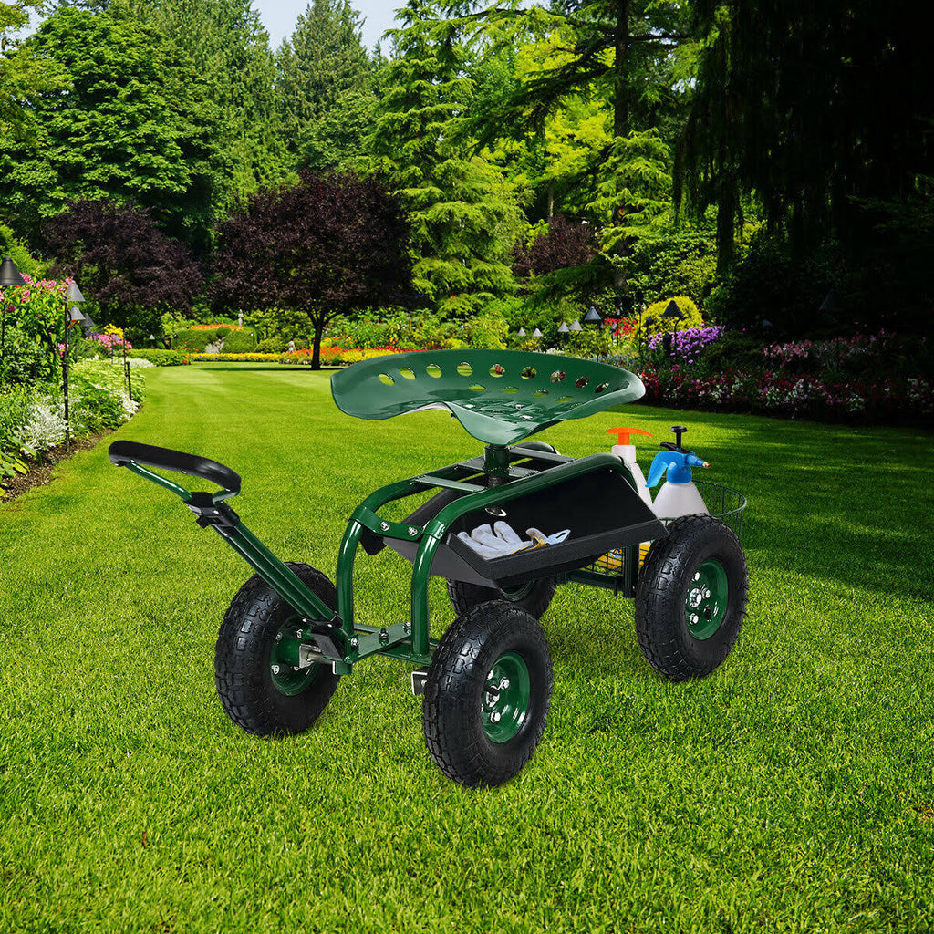 Heavy Duty Garden Cart Work Seat U833
