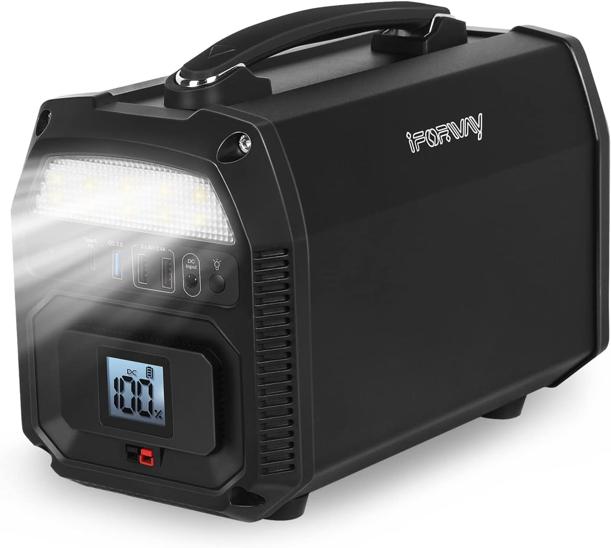 500W/462Wh Portable Power Station with 110V Pure Sine Wave AC Outlet R5020