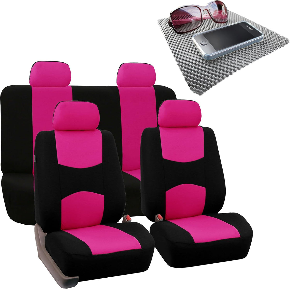 Bright Flat Cloth Full Set Car Seat Covers Q699