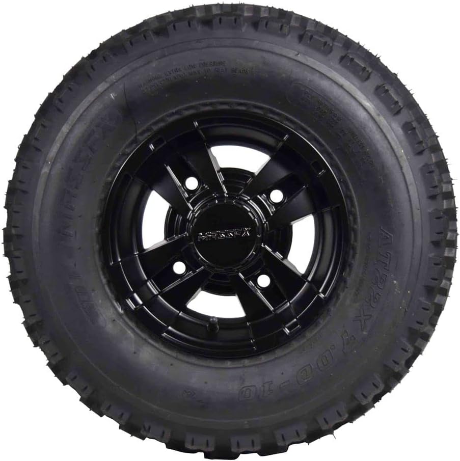 22x7-10 ATV Front Tire & 10x5 Black Wheel Kit (2 Pack) A37514