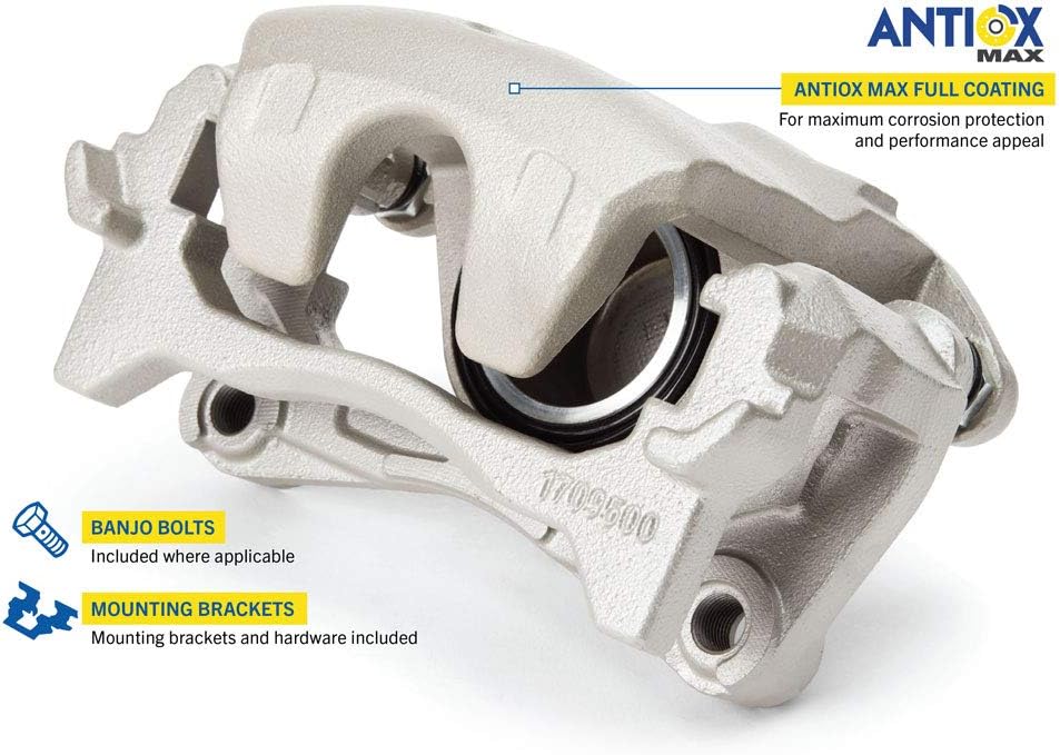 Front Brake Kit Calipers Rotors Ceramic Pads R47263
