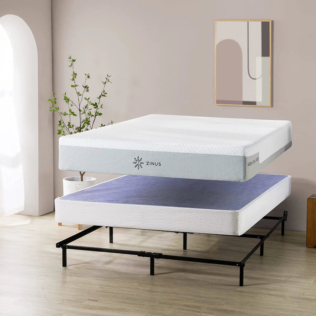 7 Inch Metal Queen Box Spring Mattress Foundation Z5506