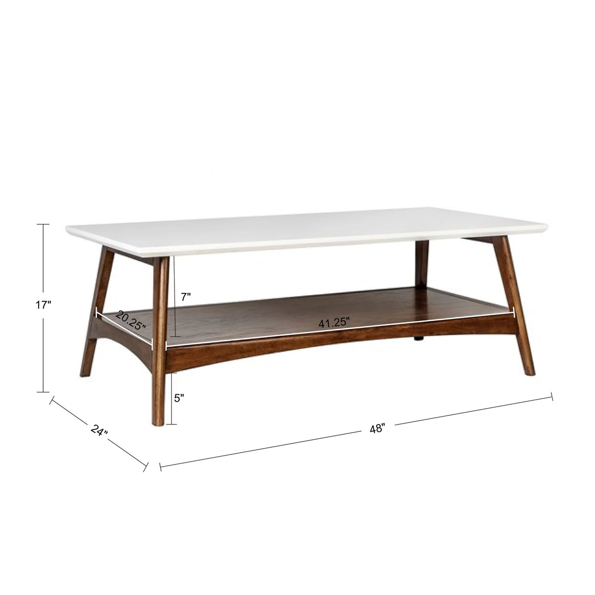 Off-White Pecan Coffee Table H88936