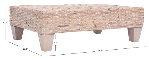 Natural White Wash Coffee Table L627