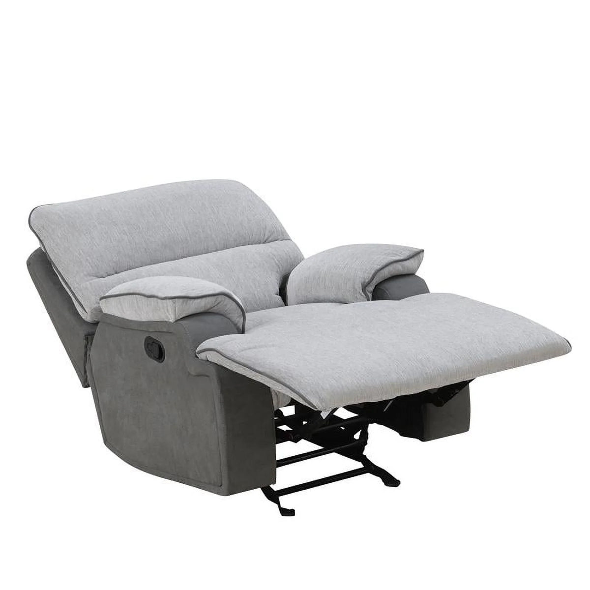 Light Gray Fabric Recliner Chair A5242