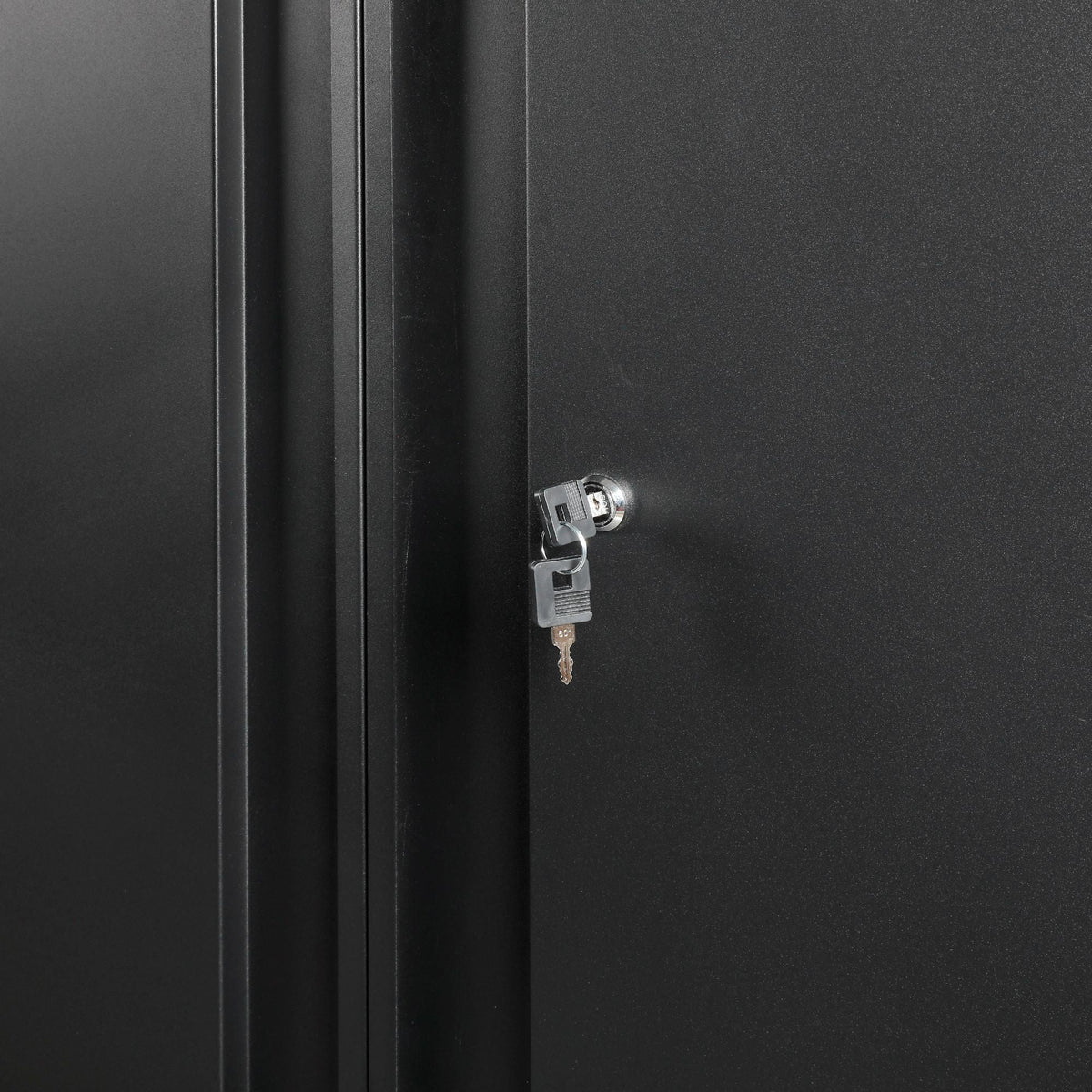 48-inch Black Metal Garage Storage Cabinet Y6426