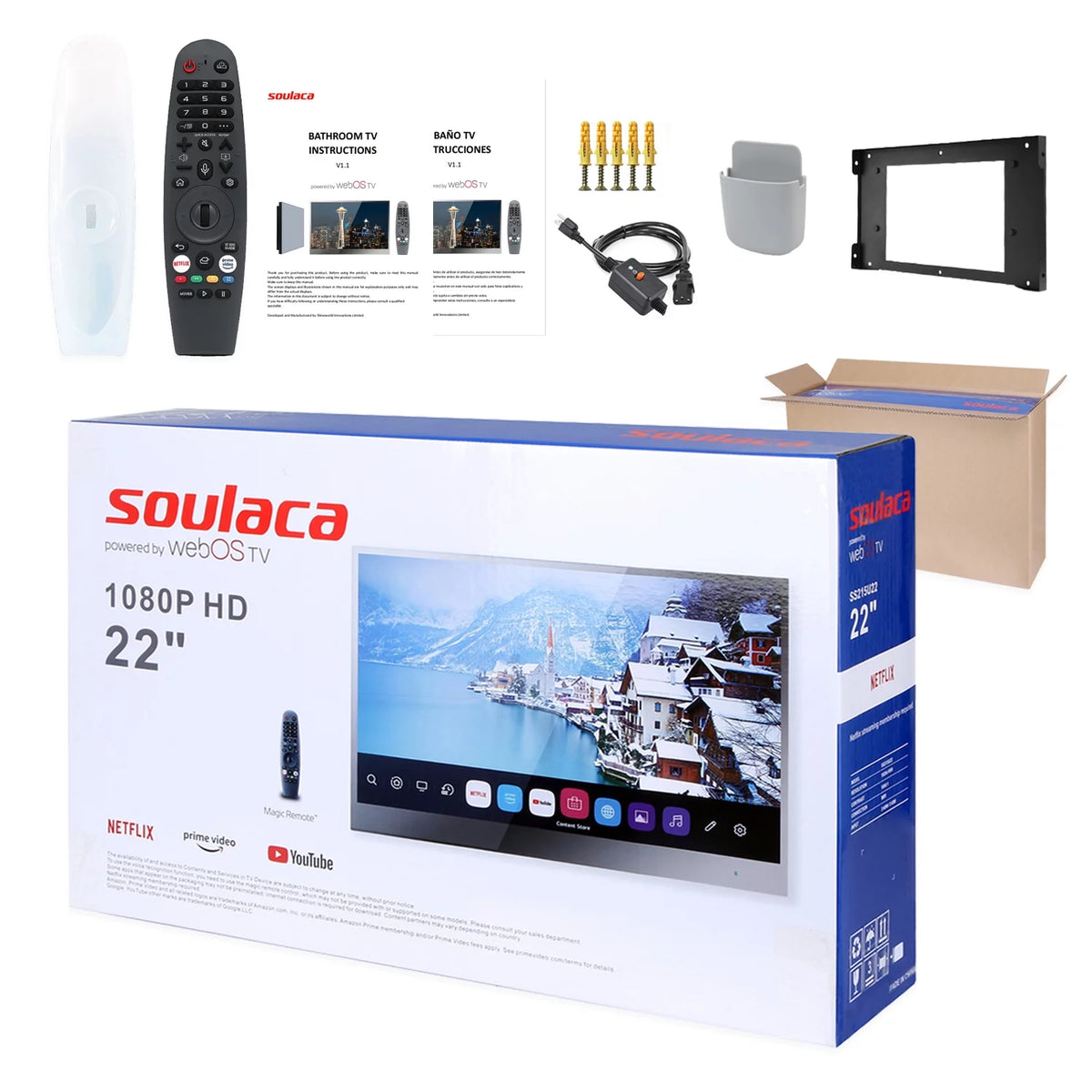 22 inches Waterproof Smart LED TV I86915