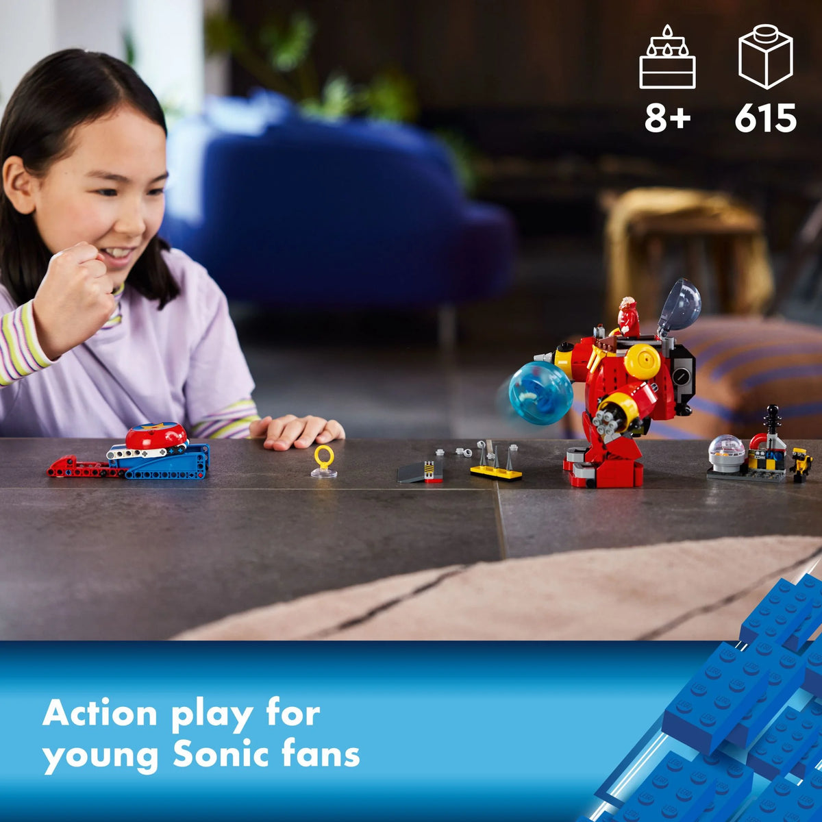 Building Toy with 6 Figures and Launcher R497