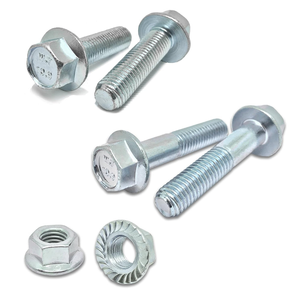 M6 M8 M10 Zinc Hex Flange Bolts Assortment Kit B5088