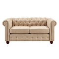 Cream Living Room Loveseat Q208