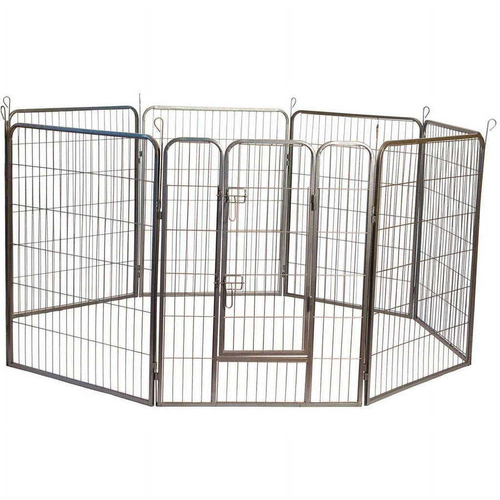 Heavy Duty Metal Tube Pet Dog Exercise & Training Playpen K584