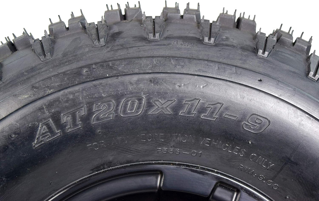 22x7-10 ATV Front Tire & 10x5 Black Wheel Kit (2 Pack) A37514
