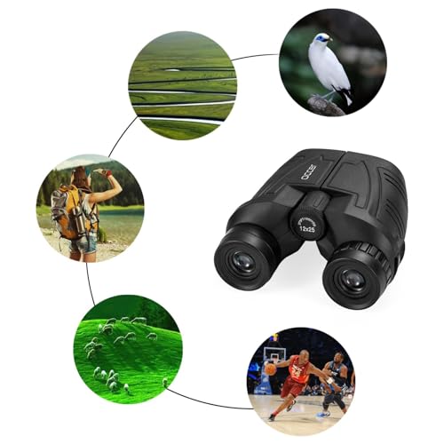 12x25 Compact Waterproof Binoculars with Low Light Vision Y289041