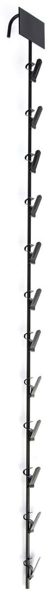 Black Steel Chip Clips Display Rack A344