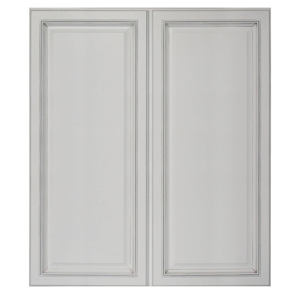 White 36 inch Wide x 42 inch High Double Door Wall Cabinet Z163
