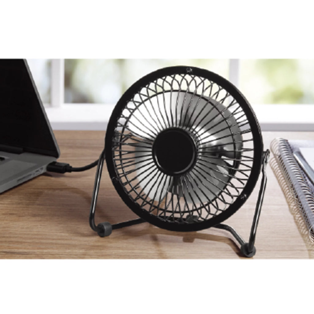 4 inch USB Powered Desktop Fan Black K10728