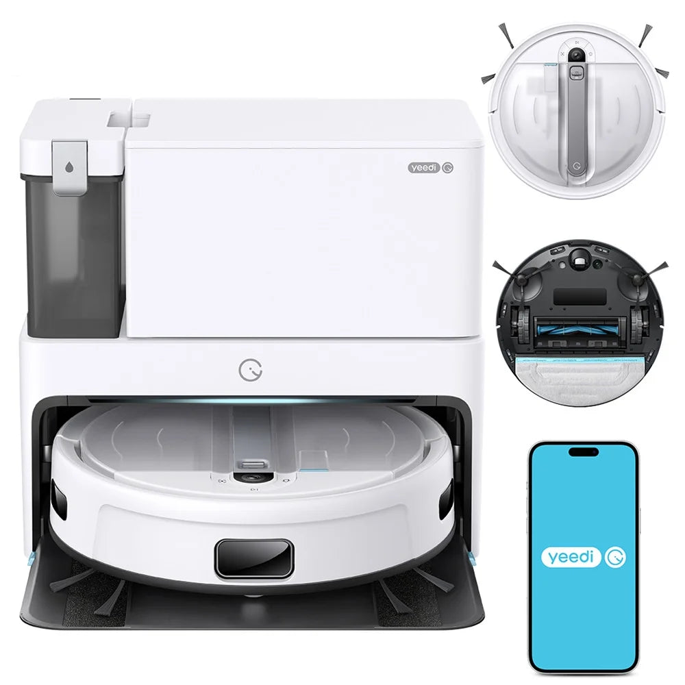 Robot Vacuum And Mop Combo Self Emptying Self-Drying Q48770