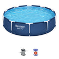 Steel Pro 10' x 30 Above Ground Swimming Pool Set with Filter Pump E618939