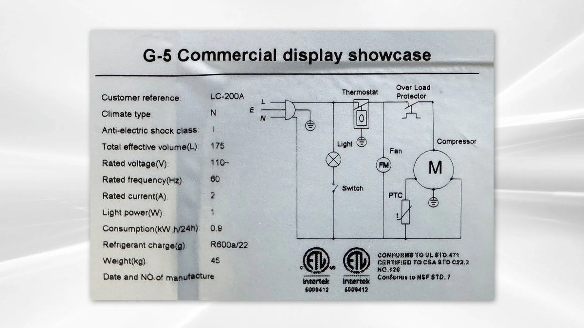 One-Door Refrigerator and Cooler 7 Cu.Ft J805243