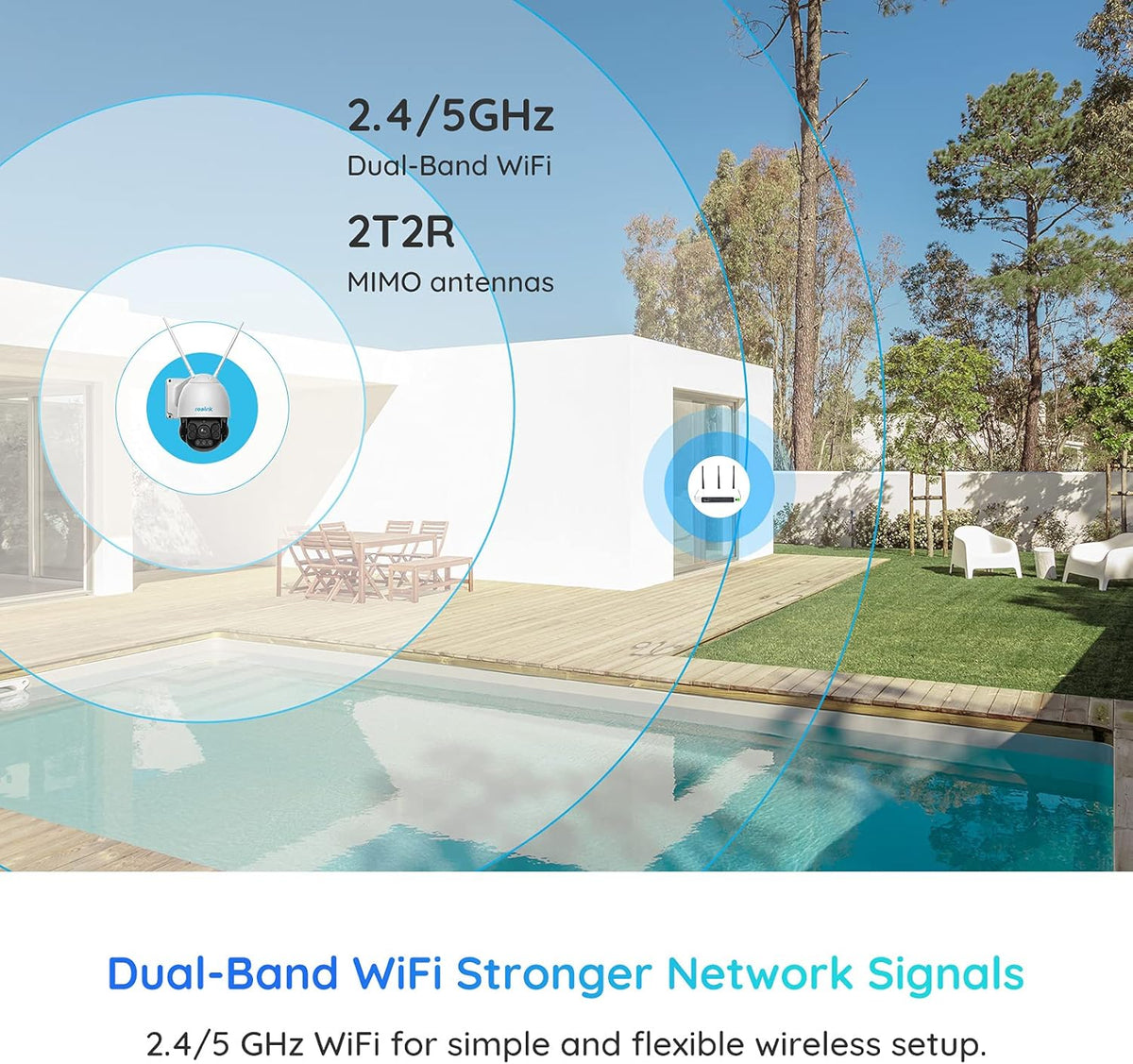 5MP HD PTZ Security Camera System Outdoor B860
