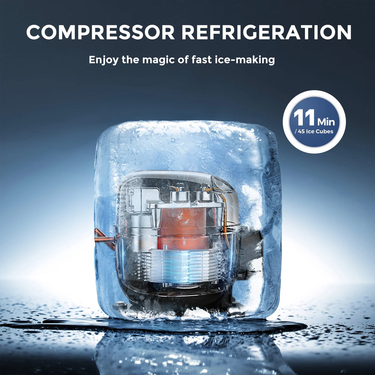 Commercial Stainless Steel Ice Maker Machine B18736