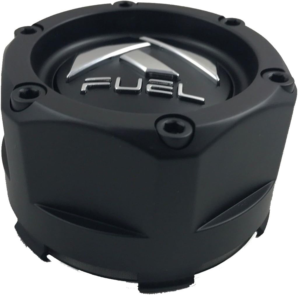Matte Black Custom Wheel Center Cap Pack of 2 B156