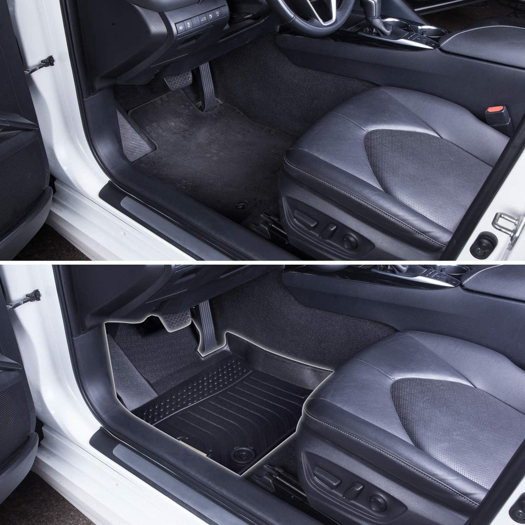 Black All Weather Floor Mats Liners C485