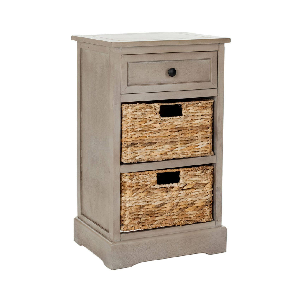 Grey Storage Side Table P91175