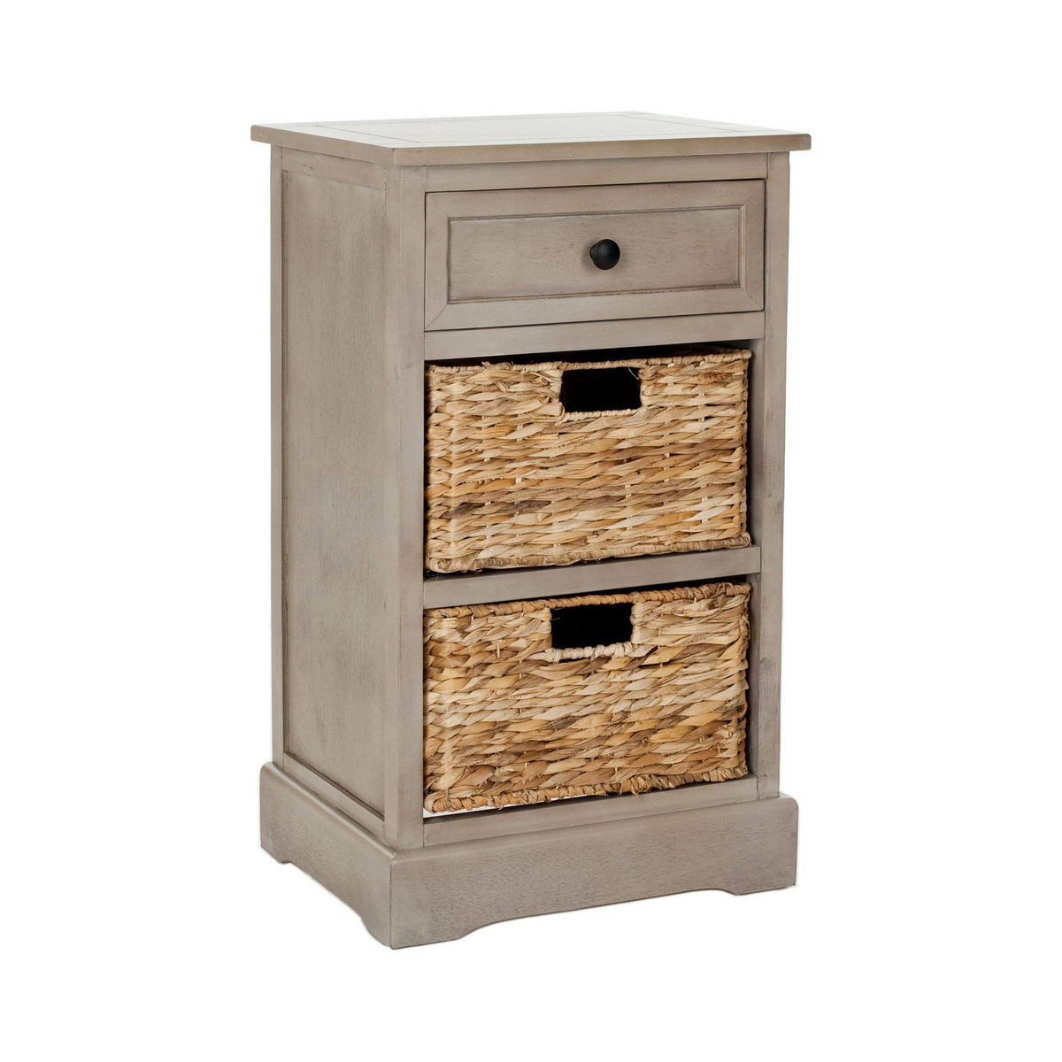 Grey Storage Side Table P91175