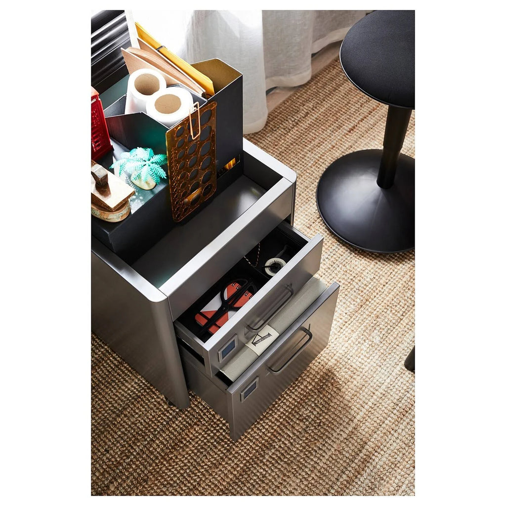 Dark Gray Drawer Unit on Casters F11332