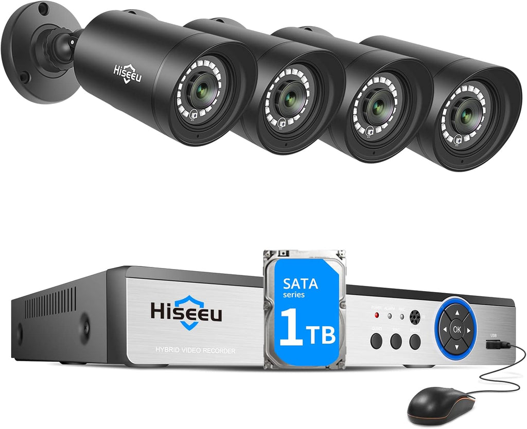 5MP 8 Channel Security Camera System with 3TB Hard Drive R53177
