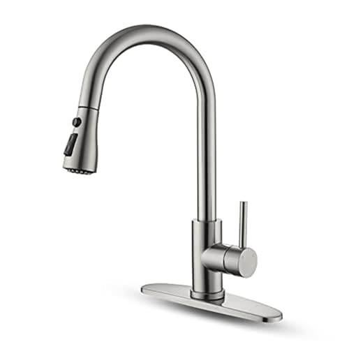 Single Handle Pull Down Sprayer Kitchen Faucet R349319