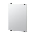 30-inch Matte Black Bathroom Mirror W95514