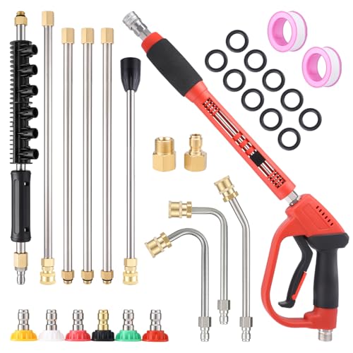 5000PSI Pressure Washer Gun with 21Pcs Accessories S416