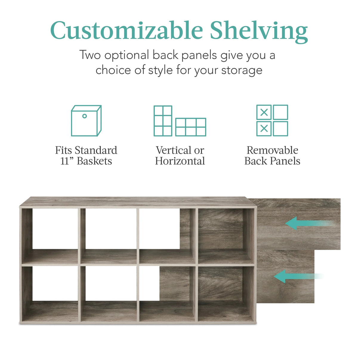 8 Cube Bookshelf H984
