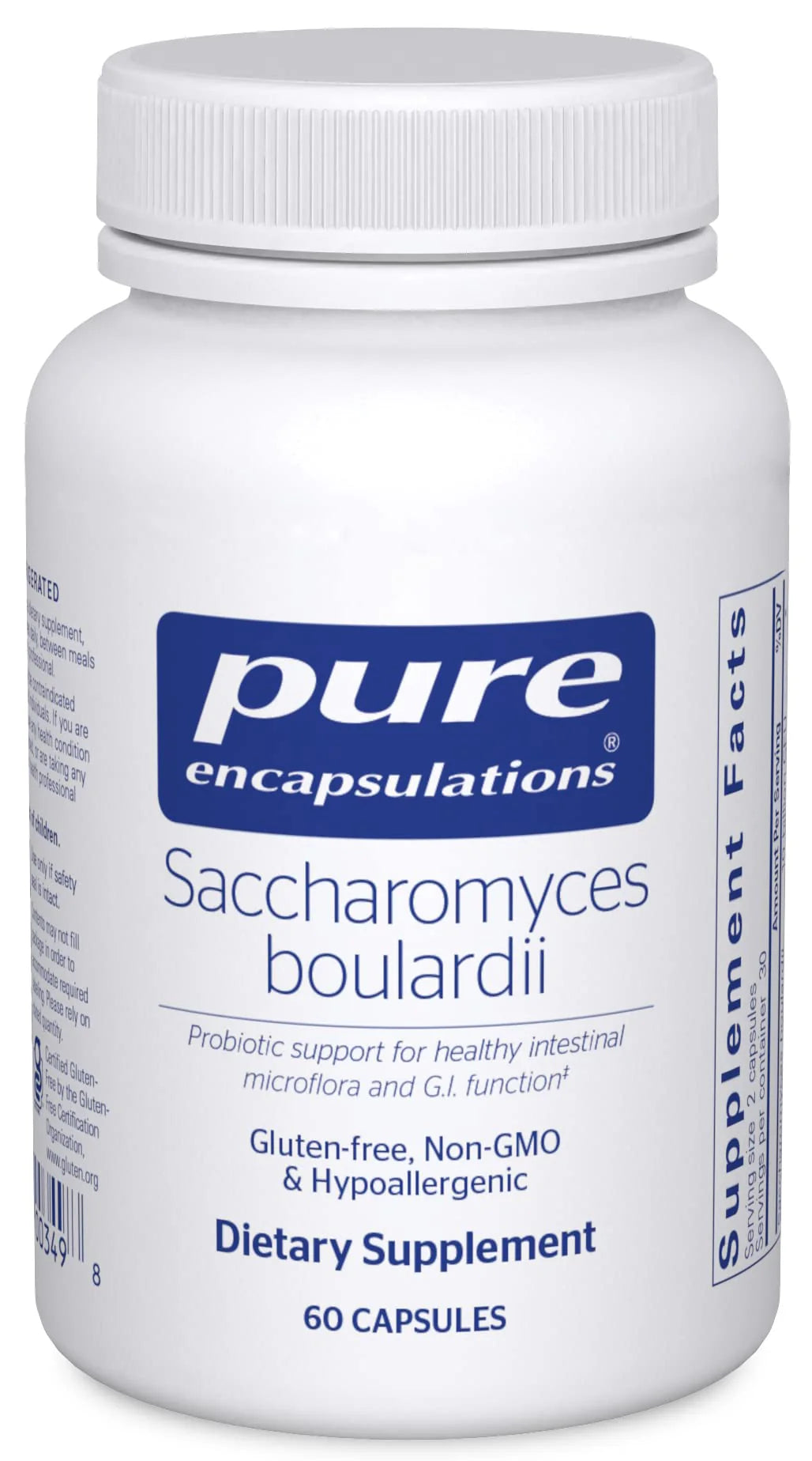 Saccharomyces Boulardii Probiotic 60 Capsules Q3869