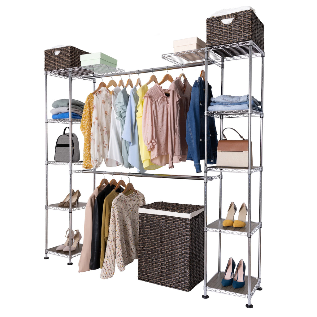 Steel Expandable Closet Organization System J471936