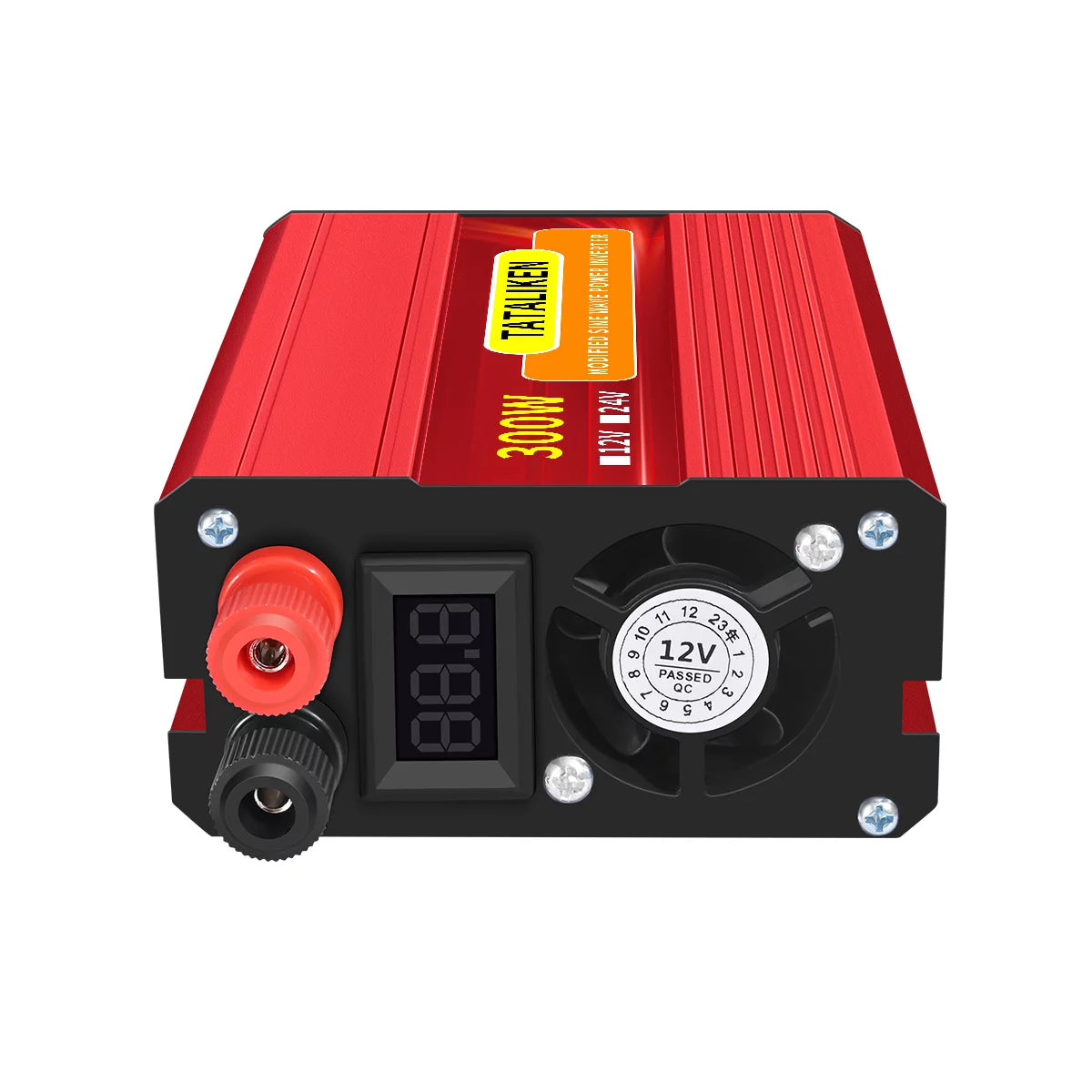 300 Watts Power Inverter 12V DC to 110V AC Car Plug Adapter Converter with LCD Display Dual USB Ports 2 AC Outlets M742