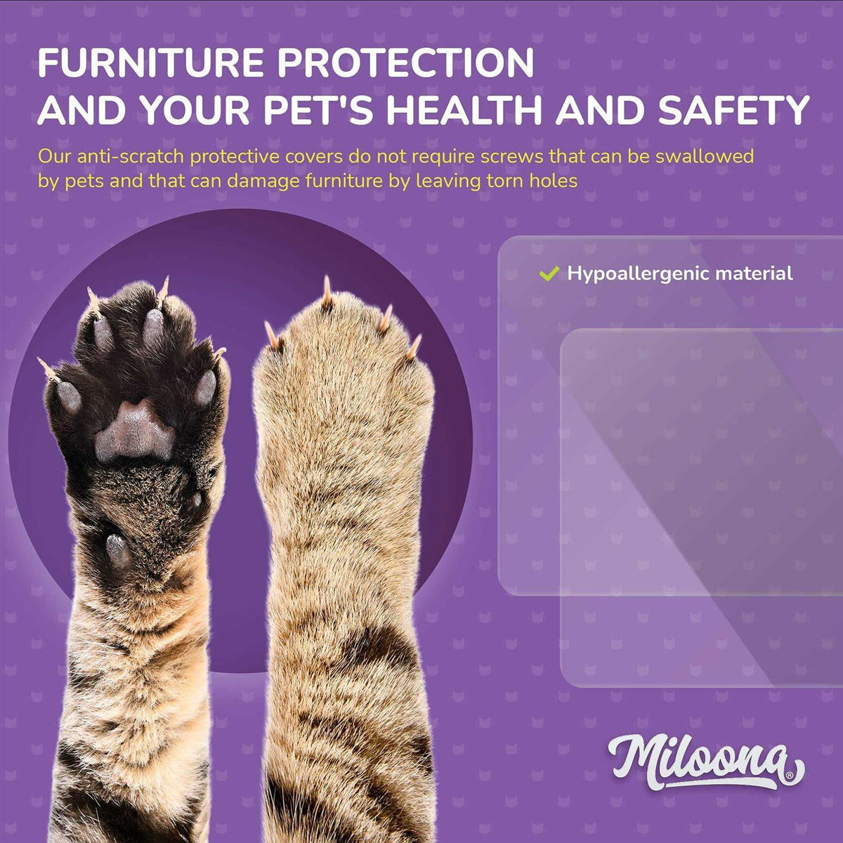 Anti Cat Scratch Furniture Protector 4 Sheets R409927