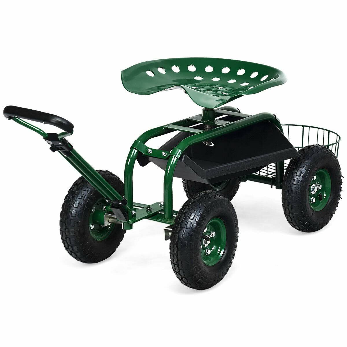 Heavy Duty Garden Cart Work Seat U833