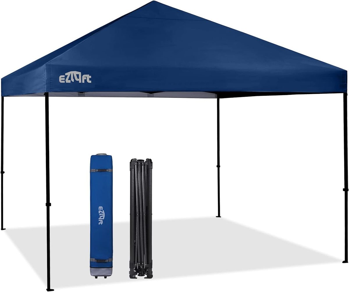 12’x12’ Pop up Canopy Tent with Wheeled Carry Bag, White O848459