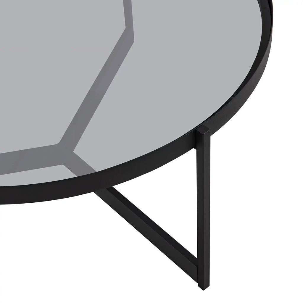 Metal and Glass Coffee Table T110485