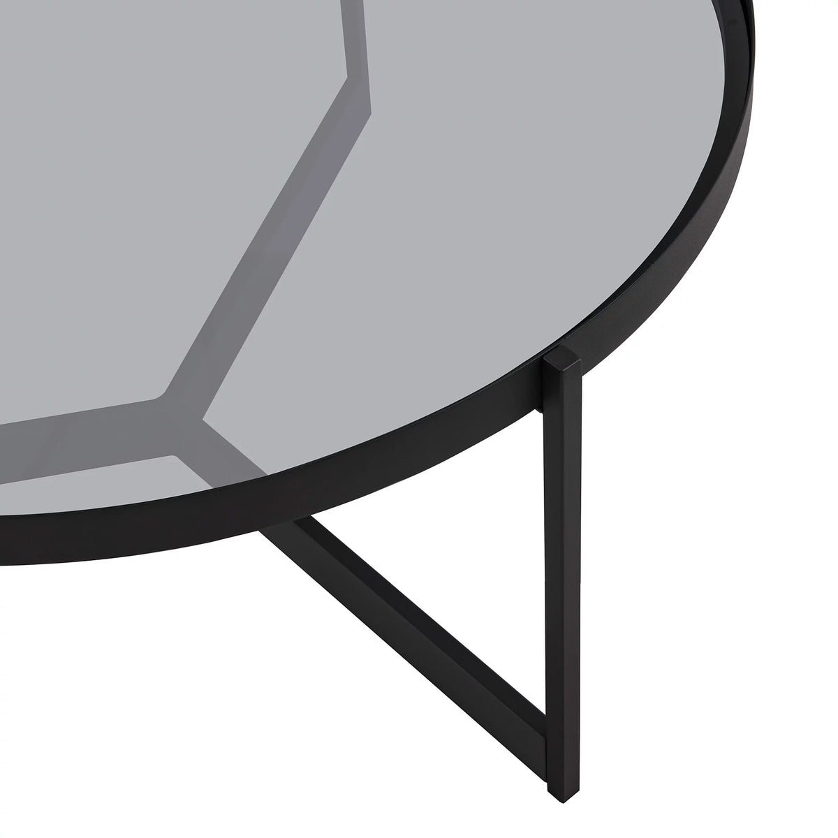 Metal and Glass Coffee Table T110485