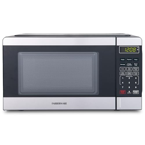 700 Watts 0.7 Cu. Ft. Retro Black Microwave Oven T579